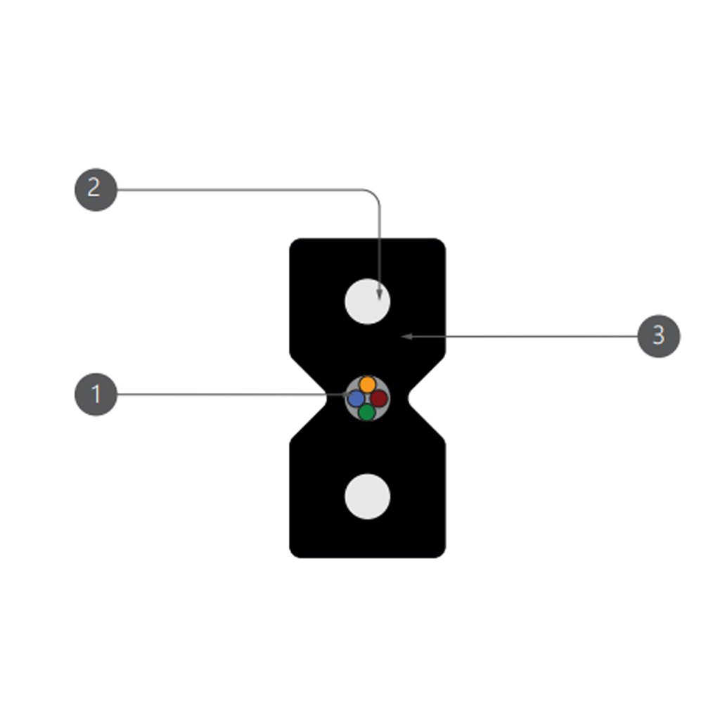 کابل نوری دراپ دو مهاردار 2 کابل-نوری-دراپ-دو-مهاردار-2